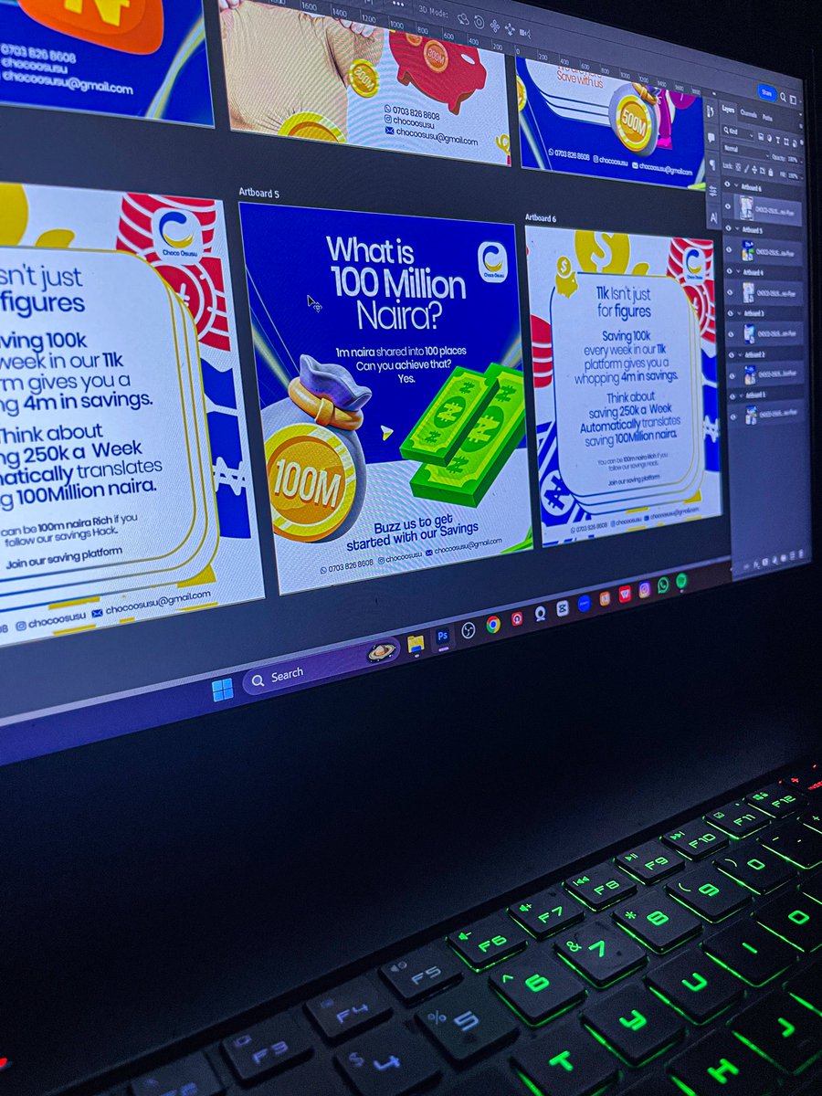 ejazzconcept's tweet image. Ajo in design mode 💻💡…
turning savings into visuals.

Let’s rebrand your business
and give it the fresh look it deserves.

#designer #visualdesign #branddesign