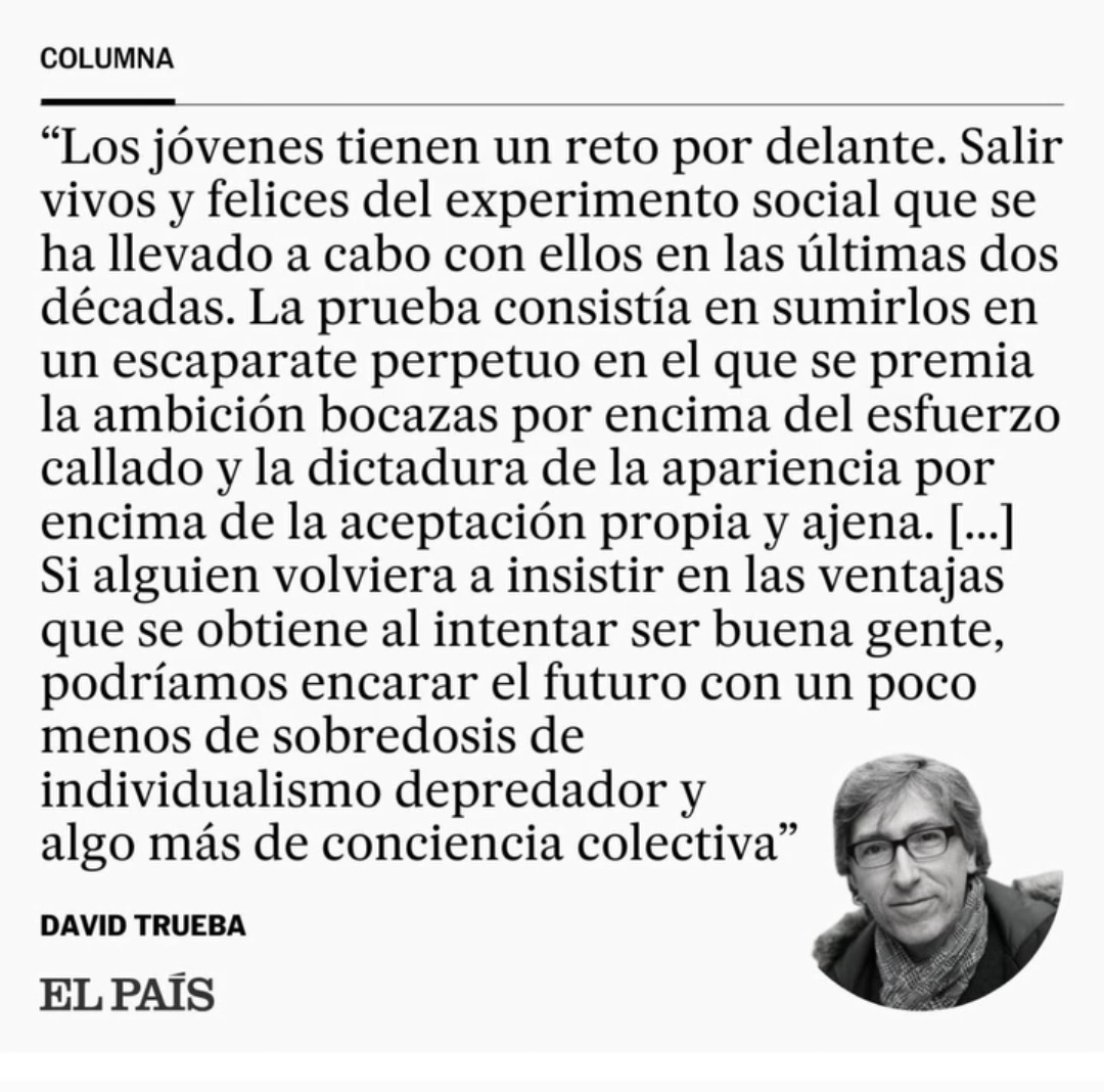 Helduagook ere bai.

📰 <a href="/el_pais/">EL PAÍS</a> egunkarian David Truebak.

Eskerrik asko <a href="/bzarrabeitia/">Beñat Zarrabeitia</a> !
