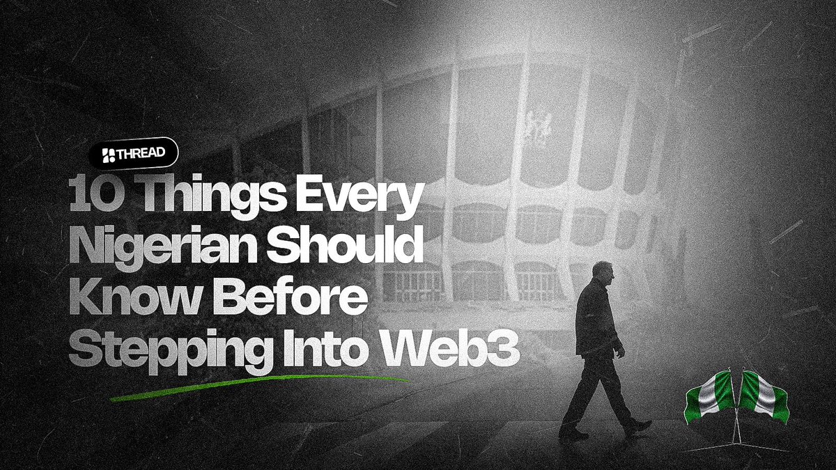 Web3Nigeria's tweet image. 10 Things Every Nigerian Should Know Before Stepping Into Web3! 🇳🇬
Web3 is now more than just a buzzword, it’s the next phase of the internet, where you not only use apps but also own and participate in them.
For Nigerians, Web3 brings opportunities in finance, education,…
