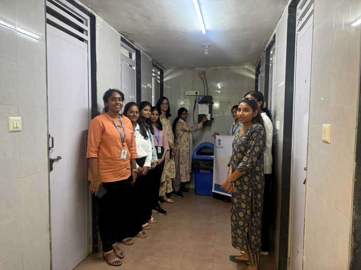 NIPER-AHMEDABAD (@niperahm) on Twitter photo As part of #SwachhataHiSeva2025, <a href="/NIPERAHM/">NIPER-AHMEDABAD</a> conducted an activity on Menstrual Hygiene Management. Sanitary napkin vending machines & Incinerator were installed in the ladies toilet. Students were made aware of their personal hygiene. #SHS2025 #swachotsav @specialcampaign5 As part of #SwachhataHiSeva2025, <a href="/NIPERAHM/">NIPER-AHMEDABAD</a> conducted an activity on Menstrual Hygiene Management. Sanitary napkin vending machines & Incinerator were installed in the ladies toilet. Students were made aware of their personal hygiene. #SHS2025 #swachotsav @specialcampaign5