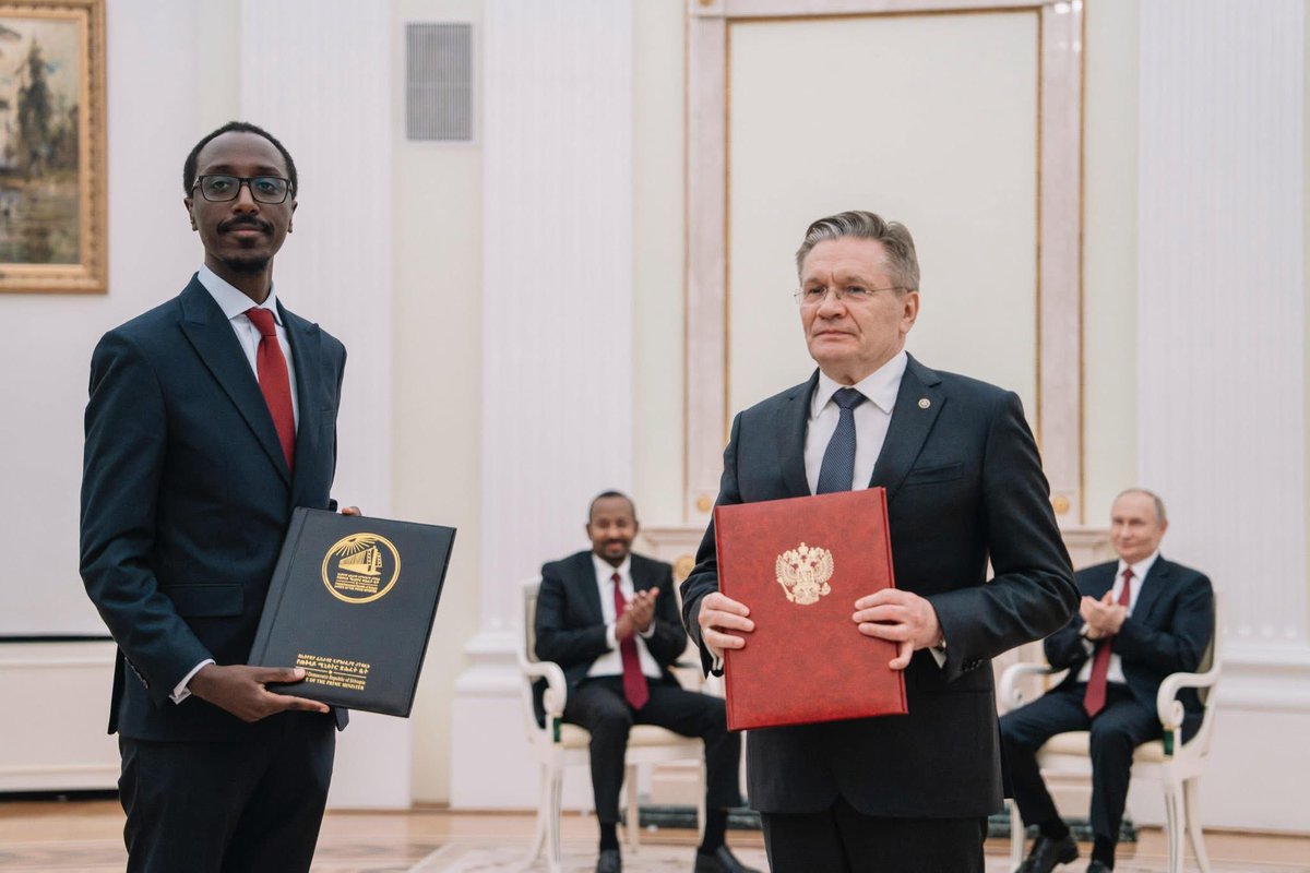 New Ethiopian Year, New Chapter! Ethiopia signs deal with Russia to build a nuclear power plant. With strong roots in renewables, the country aims to diversify its energy mix, meet rising demand, and ensure reliable supply whilst committed to safe &amp; peaceful nuclear use. 

🇪🇹