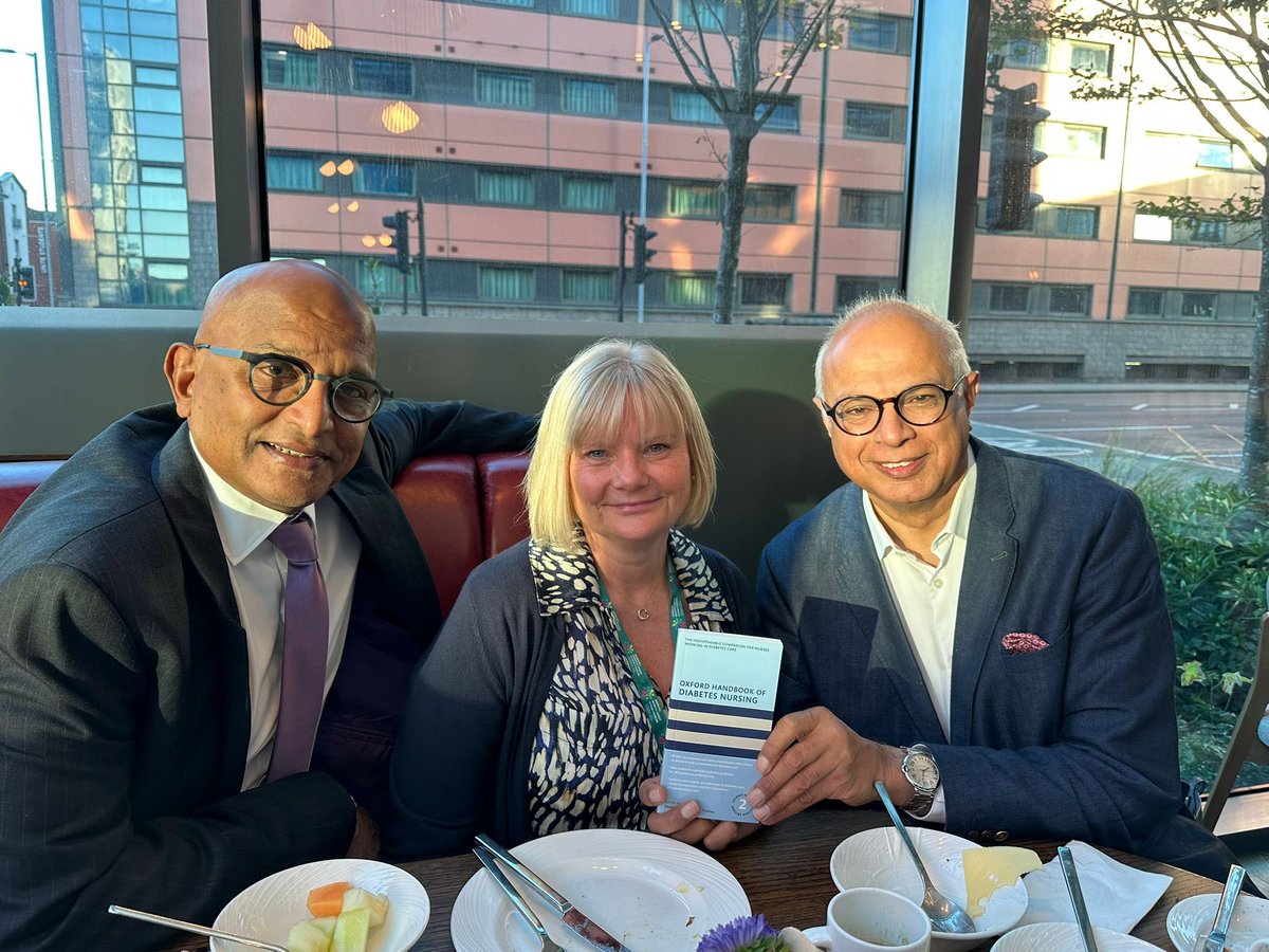 Really proud of <a href="/nicmiln/">Nicola Milne RN QN</a> launching her book Oxford Handbook of Diabetes Nursing 

A must read!