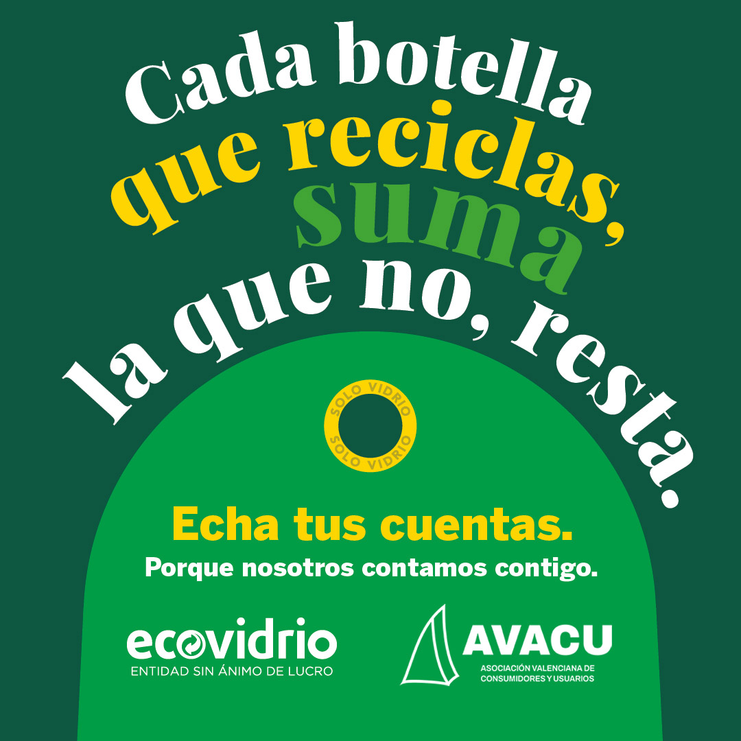 Sumemos juntos: cada botella que reciclas cuenta 💪 La que no, nos pasa factura.   ¡Recicla y ayúdanos a cuidar el planeta! 🌎🍾♻️

#VidrioTransparente #ClaroComoElVidrio