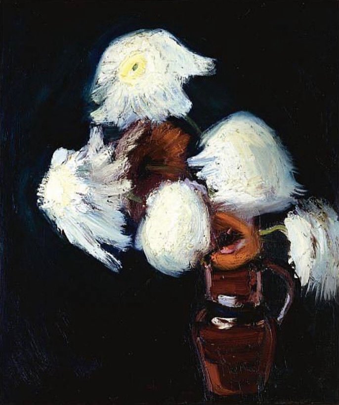 Theodore Major (1908-1999) 
‘White Flowers’ 
26” x 22” 
Oil on Canvas
Private Collection

#theodoremajor #whiteflowers #art #artist #painter #painting #oilpainting #twentiethcenturyart #modernbritishart #northernart