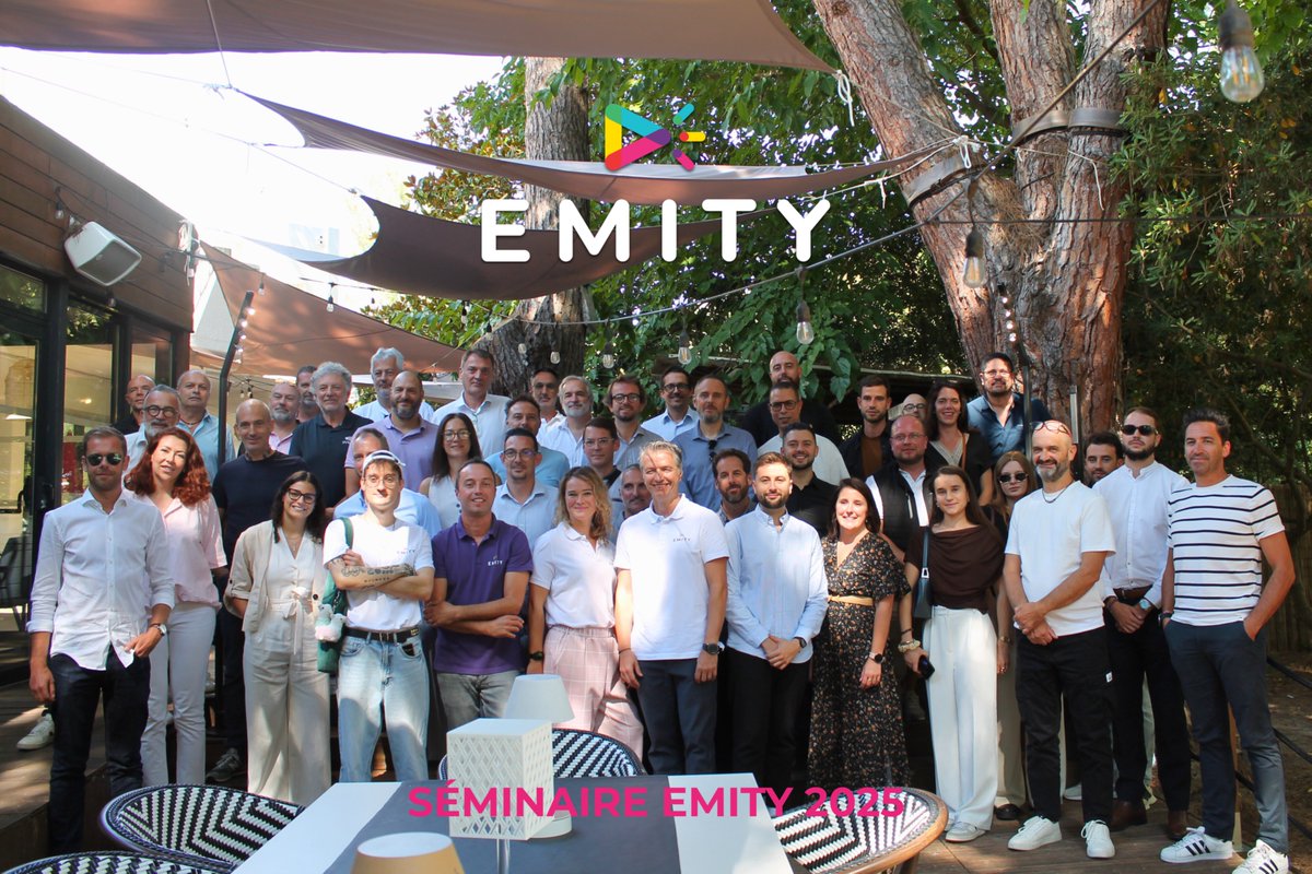 EmitySignage's tweet image. Découvrez nos premières images de la seconde édition de notre séminaire partenaires ! ☀️

L’évènement a eu lieu jeudi 18 septembre (déjà une semaine 🫣) avec une cinquantaine de partenaires du monde de l’affichage dynamique !