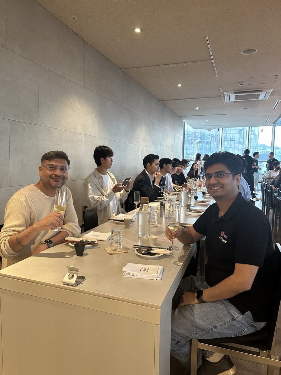 imawickedlemon's tweet image. Some snippets from last night's tuna carving dinner hosted by @zksync, @grvt_io, and @AbstractChain.
Nothing like watching a master chef break down fresh tuna while discussing the future of Web3 🫡