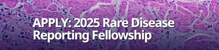 📣 <a href="/NatPress/">National Press Foundation</a> is offering a week of free online training for professional journalists who wish to cover rare diseases, &amp; up to $2,000 in grants to cover travel expenses &amp; time in executing a rare disease project of their choosing.

Apply by October 12. twp.ai/4iqFjZ