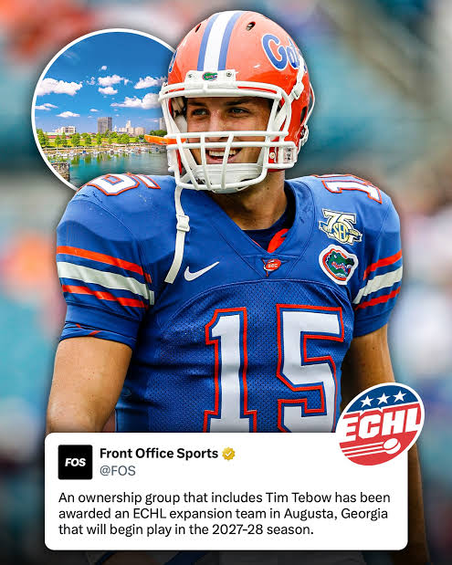 La ECHL en 2027 contará con 32 franquicias, las mismas que la NHL y la AHL. Rio Rancho (New Mexico) en 2026/27 y Augusta (Georgia) en 2027/28, esta última con Tim Tebow como uno de sus dueños.