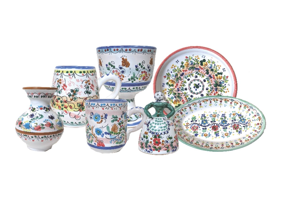 ヴィンテージ スペイン家3個セット+ グラナダ陶器 大小2点 0809103540_64d2ed6c2881c.jpg