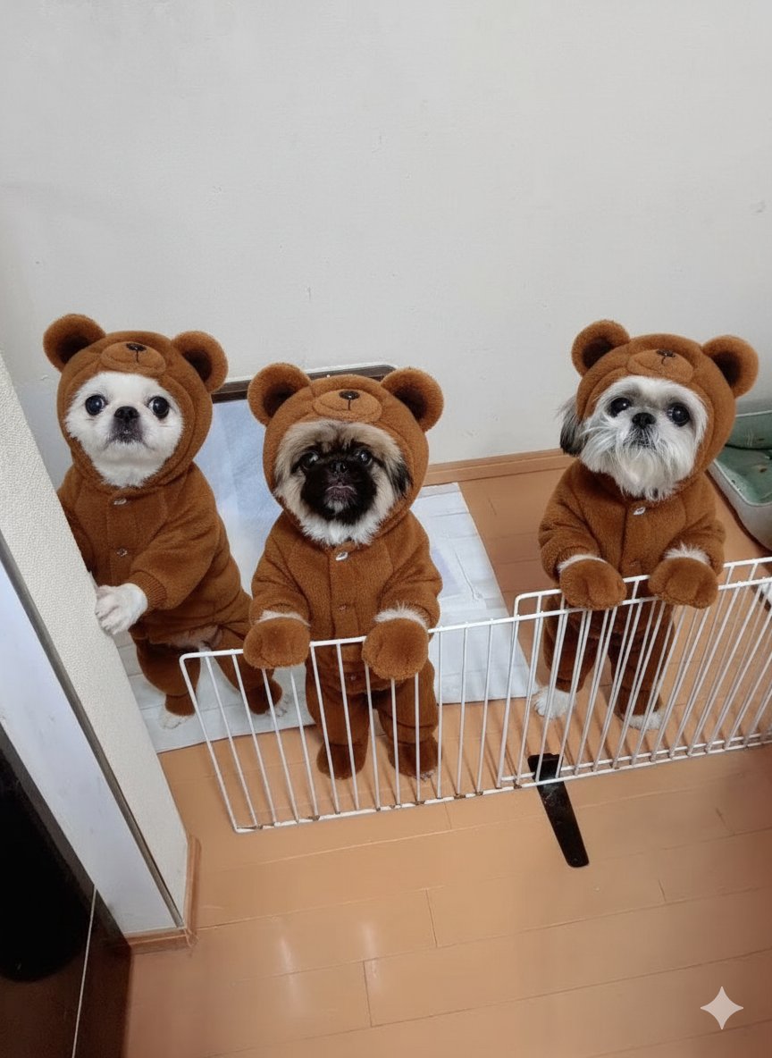 スターウォーズのオーディションまだ？

#ペキシーズー
#ペキニーズ
＃多頭飼い