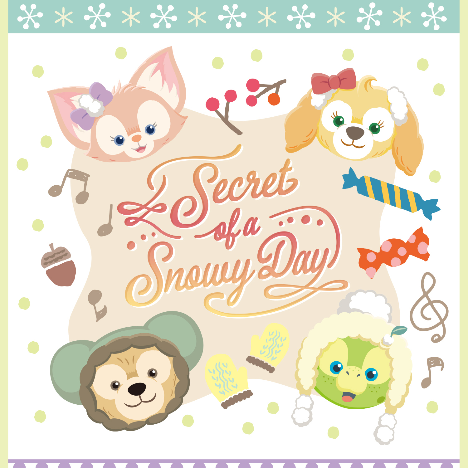 ① オルメル　特大 マフラー ぬいぐるみ　シークレットオブスノーウィーデイ ☆新品未開封☆お顔厳選☆ シークレットオブスノーウィーデイ オルメル