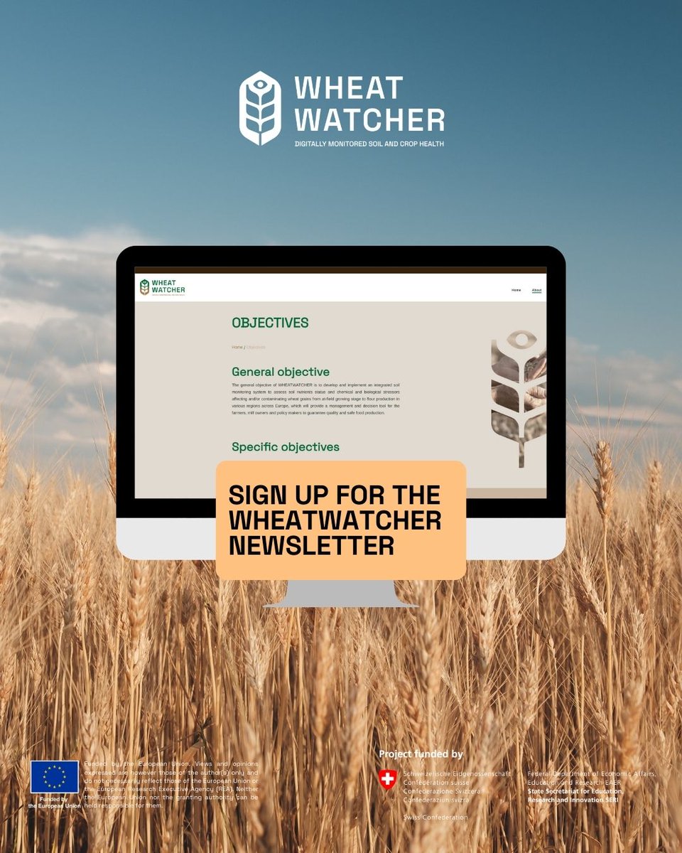📬 Stay connected with #WHEATWATCHER!

Looking for the latest insights in soil health, digital farming, and sustainable agriculture? Our WHEATWATCHER newsletter delivers it straight to your inbox!

👉 Subscribe today: shorturl.at/wUVfY

📖 wheatwatcher.eu/newsletters/
