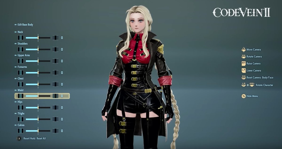 CodeVein II character creation, look good already. Will be playing this game.