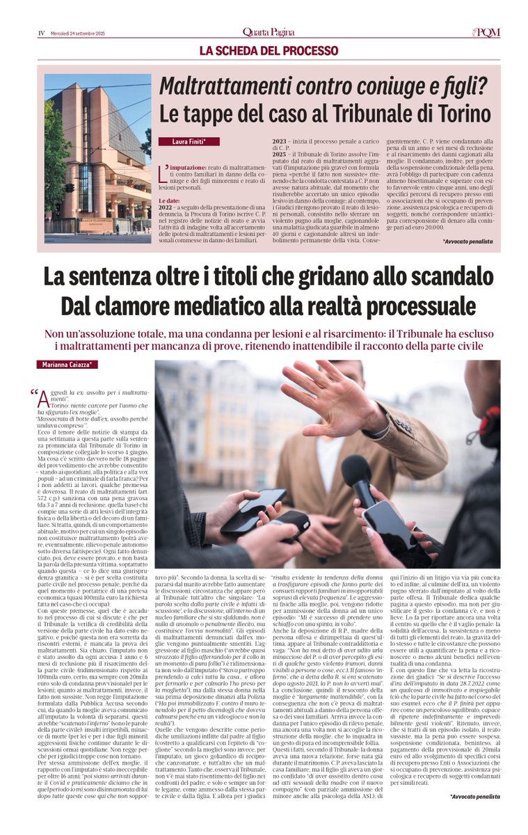 Come la recente sentenza torinese insegna, in Italia fanno scandalo solo le sentenze di assoluzione. Avete mai sentito polemizzare qualcuno sul “linguaggio” usato dai giudici in qualche sentenza di condanna? Qualcuno alzò un dito quando Enzo Tortora fu qualificato ”cinico