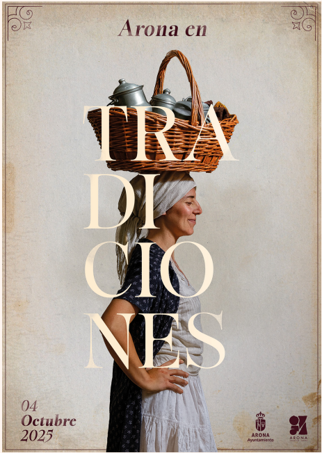 🎉🌺 ¡Llega Arona en Tradiciones!
Exposiciones, mercado, música, catas, teatro, talleres y mucho más 🎶🍷✨
🚍 Transporte gratuito desde todos los núcleos.
📅 Organiza: <a href="/TurismoArona/">Turismo Arona</a>  y Cultura Arona
👉 Más info: arona.travel
#AronaEnTradiciones #Arona <a href="/AytoArona/">Ayuntamiento Arona</a>