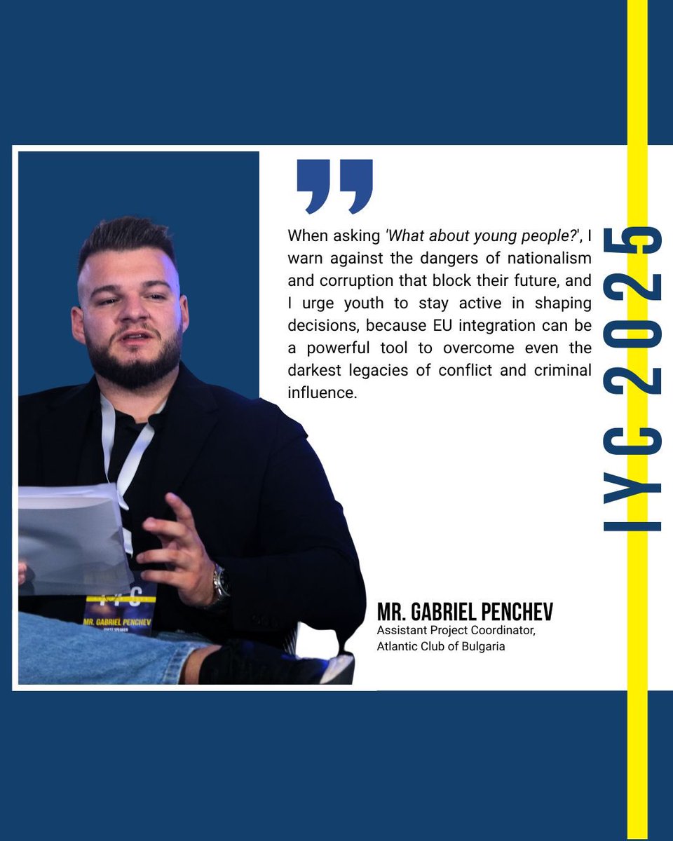 🚀 From Waiting Room to Action Room: RESETting the EU Integration Process for the Region

The session focused👉 on addressing the long-standing delays and uncertainties faced by the Western Balkans in their EU integration journey.
#IYC2025