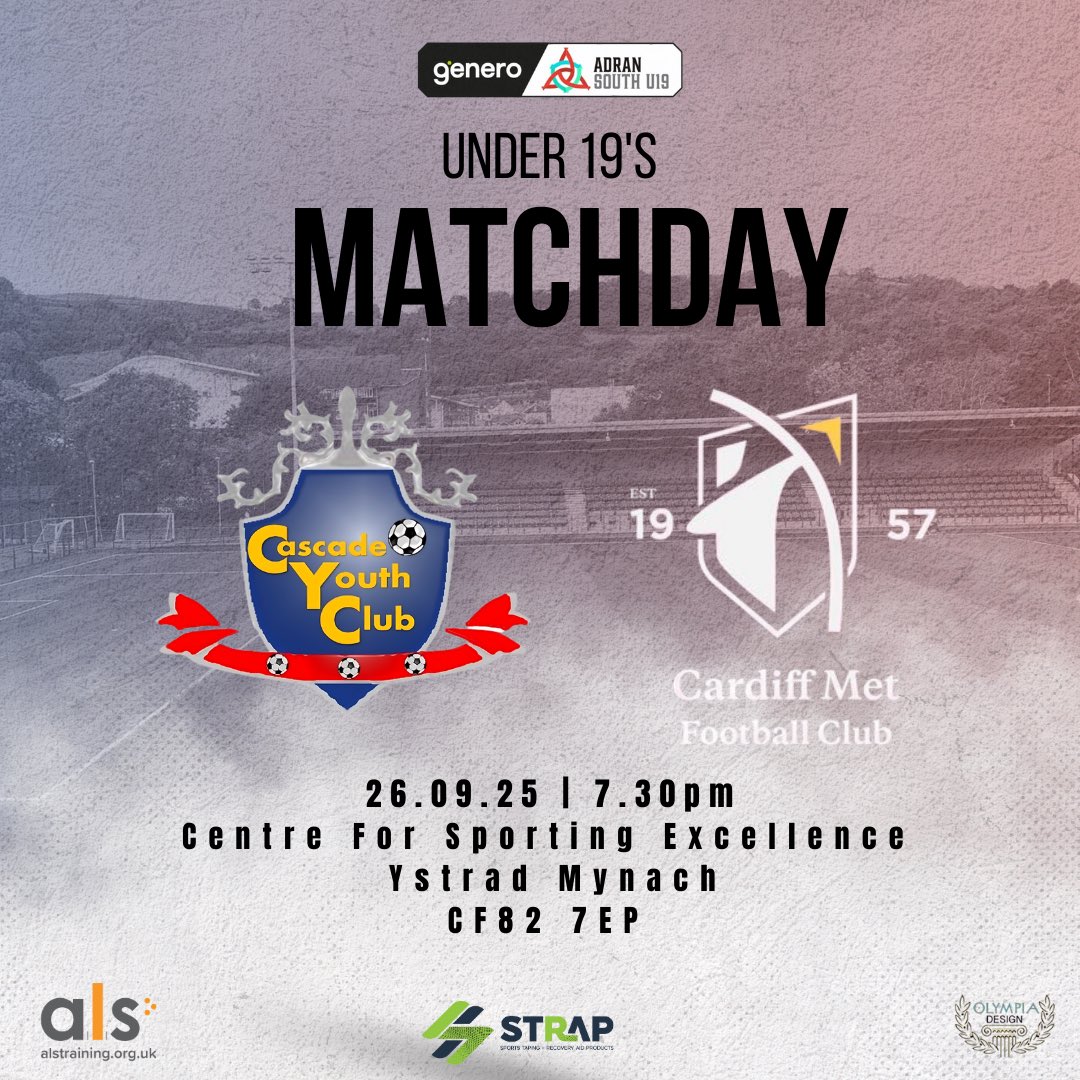 Cascade YC Ladies (@cascadeladies) on Twitter photo Our under 19s are back in action for their first home game of the season this evening!
We welcome Cardiff Met 19s to <a href="/CSEYstradMynach/">CSE Ystrad Mynach</a>
#UpTheCade πβ€οΈ Our under 19s are back in action for their first home game of the season this evening!
We welcome Cardiff Met 19s to <a href="/CSEYstradMynach/">CSE Ystrad Mynach</a>
#UpTheCade πβ€οΈ