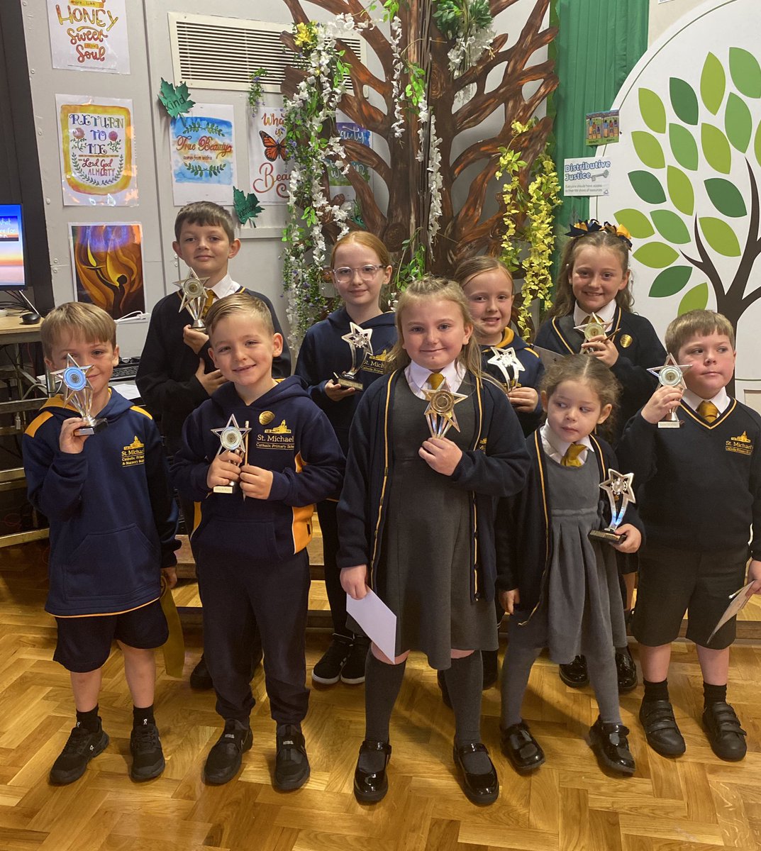 ⭐️Congratulations to the first golden tie winners of this school year 🏆⭐️