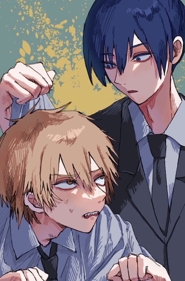 #チェンソーマン
#chainsawman 
おこられるデンジくん