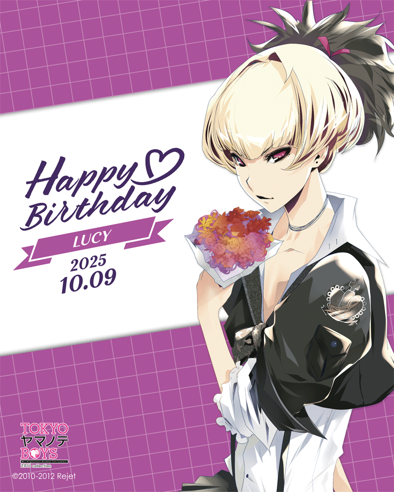 HAPPY BIRTHDAY！】 本日10/9はルーシー(TOKYOヤマノテBOYS)のお誕生日