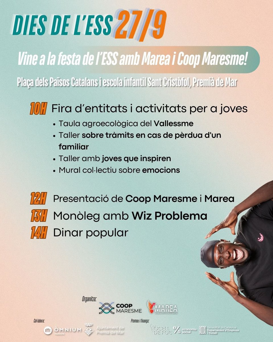 Demà a Premià de Mar amb <a href="/CoopMaresme/">Coop Maresme</a> i Marea! 💘

Estem emocionadíssimes ✨