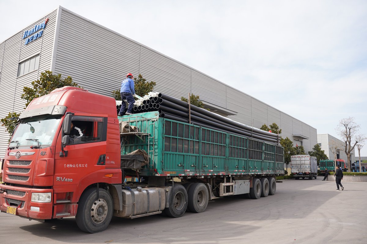 JianlongPlastic's tweet image. Shandong Jianlong Plastic: Batches of PE pipes and PVC pipes will be shipped today! Sent to Spain~
jianlongplasticpipe.com
Whatsapp：+86 17860052961
#shipi #pipe #pvc #hdpe #Spain
