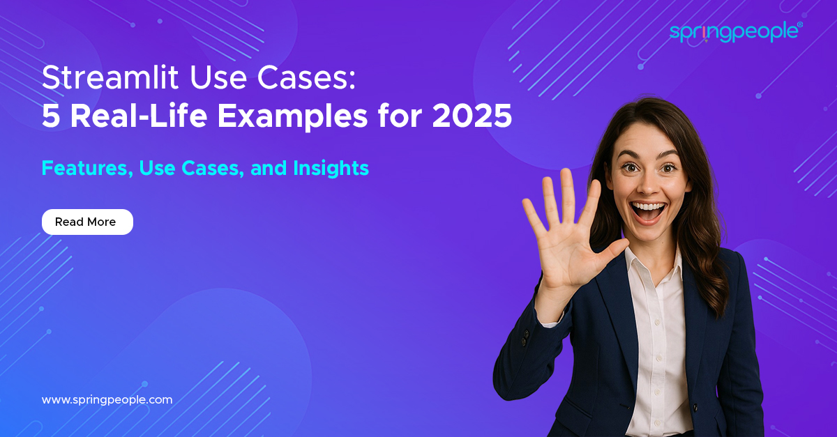 SpringPeople_SP's tweet image. Speed, clarity, and collaboration are redefining how decisions are made in 2025. One platform is at the heart of this transformation. But the real-life use cases might surprise you. Read on to discover them.
Read Now: springpeople.com/blog/streamlit…
#Streamlit #DataVisualization