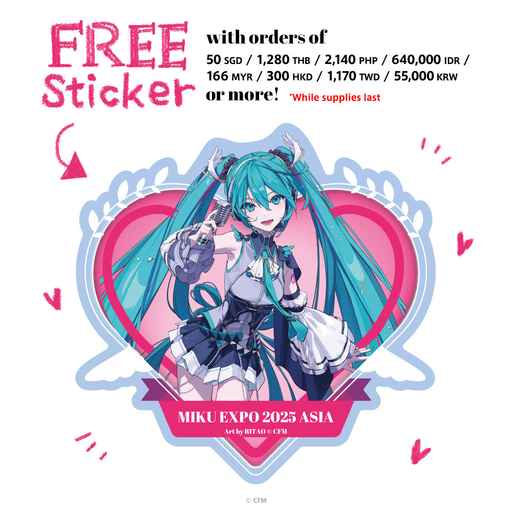 📢 #MIKUEXPO2025 ASIA Goods Pre-sale is ongoing📢 Online Pre-sale perks  include: 🛍Online exclusive items ⏰No need to wait on long lines at the  venue We will be introducing some of the goods