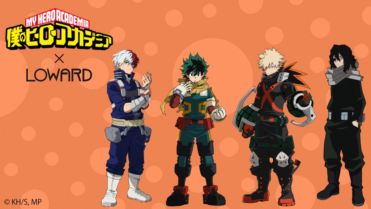 【僕のヒーローアカデミア コラボアイテム予約発売開始】

ロワードよりTV アニメ『僕のヒーローアカデミア』とのコラボバッグが登場しました！
普段使いしやすいユニセックスデザインのアイテムです。

本日より先行予約受付中！お見逃しなく！
受注期間：～ 11/30　お届け12 月中旬頃）