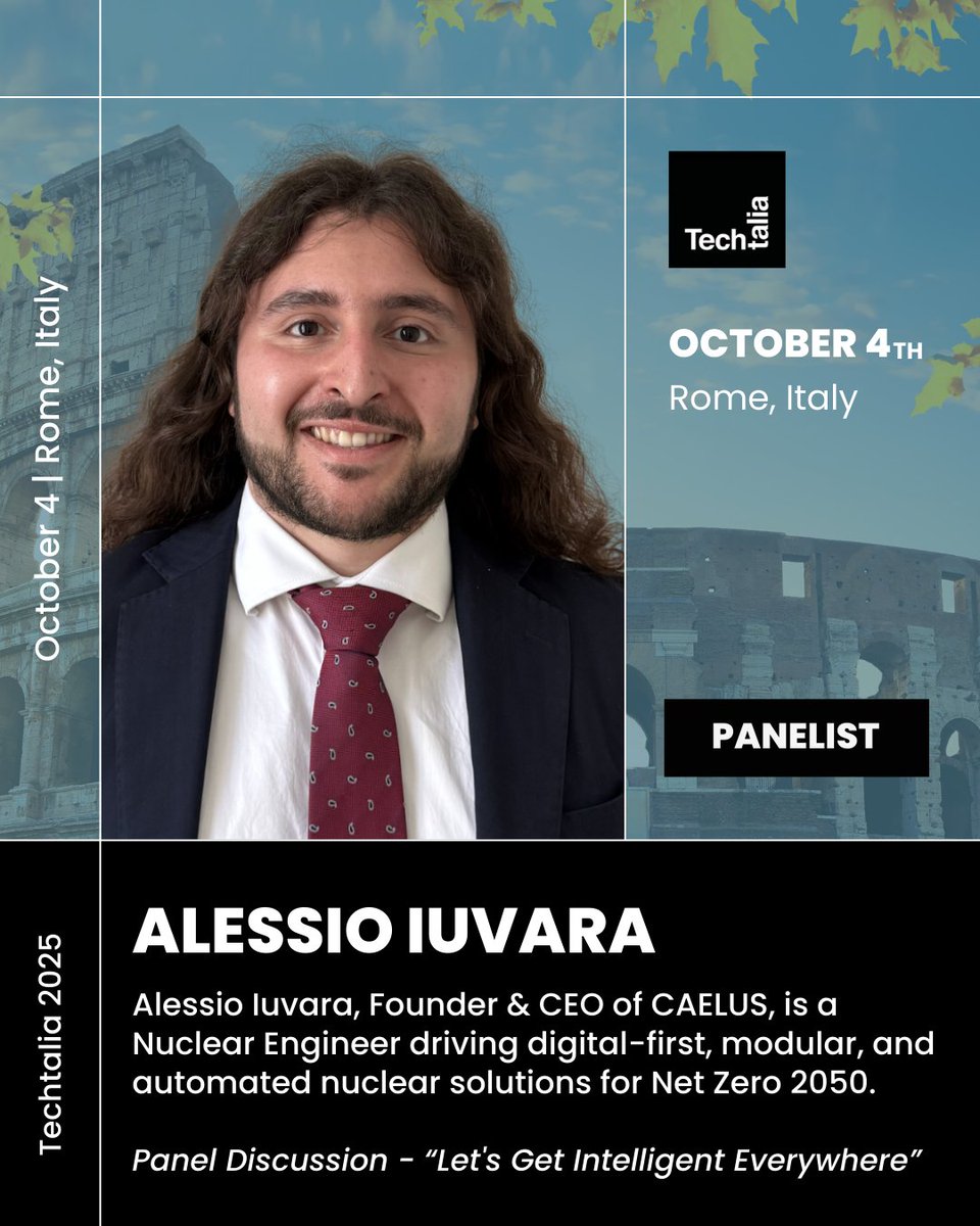 Join us for a live recording of Intelligent Everywhere, a new podcast by James Kotecki about how AI is addressing the most challenging problems in the physical world.

🇮🇹 Rome, Italy
🗓️ Oct 4th
⚠️ Limited seats

Get your tickets now at techtalia.org or #linkinbio