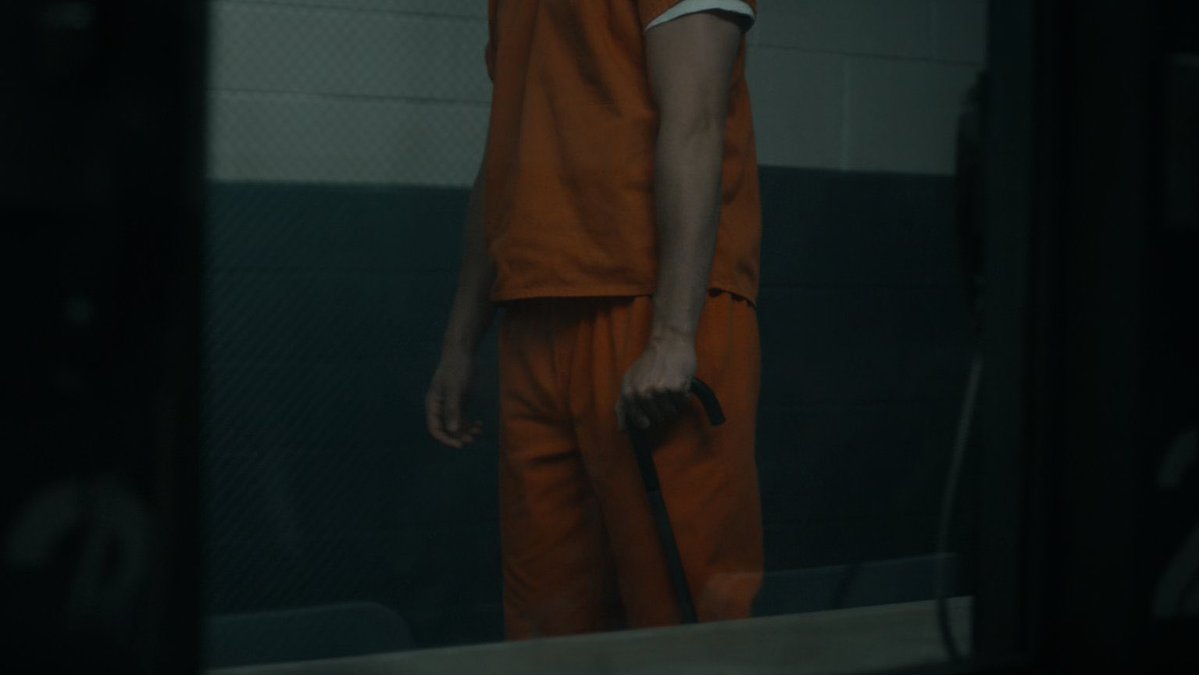 He needs the cane bc that super baby is heavy