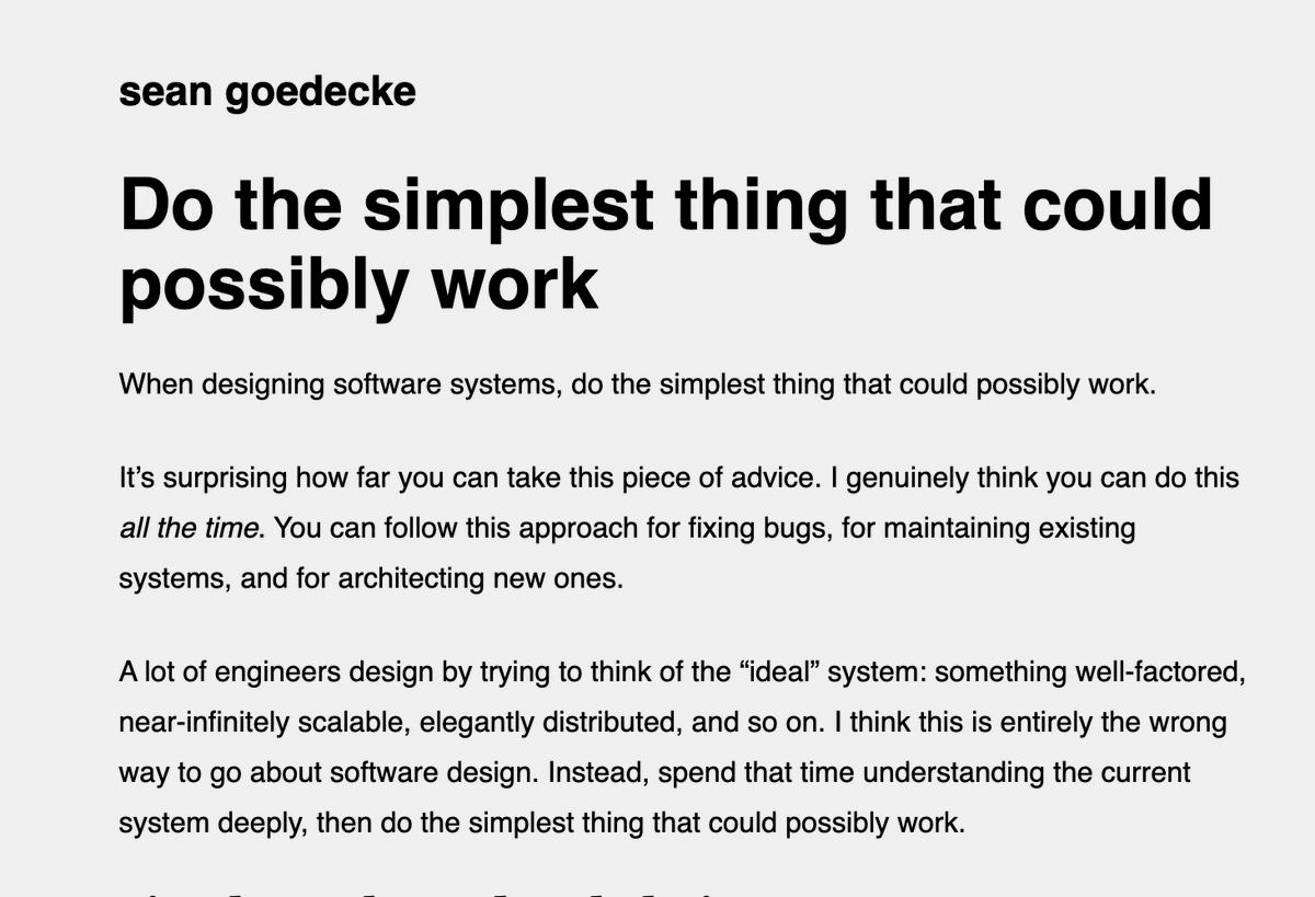 i recommend reading this