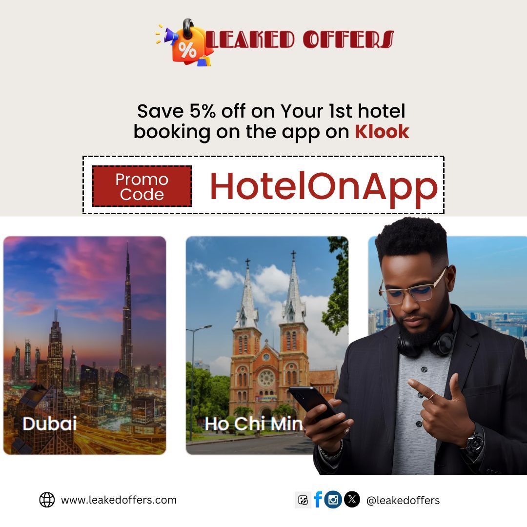 leakedoffers's tweet photo. Na mumu dey pay full price...
Save 5% off on you 1st hotel booking on the app on Klook with an EXCLUSIVE discount from https://t.co/4dz2SQ0Jzk on https://t.co/0y9ecRkmgL
Brevis INDUSTRY MACHINE Zita Wizkid Rudeboy Sarz #newmediaconference #blessinglightlord https://t.co/68SpUdvmp8