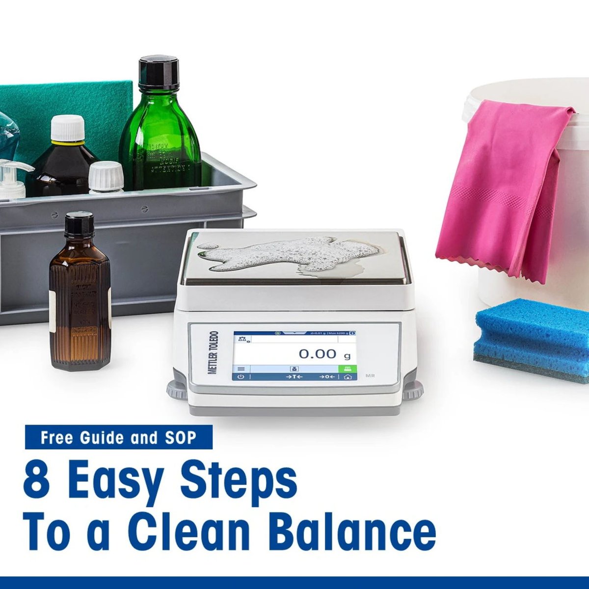 mettlertoledo's tweet image. #Laboratory | A clean balance is the first step to safe and accurate #weighing results. Regular cleaning avoids #CrossContamination and prolongs the life of your balance. Download our free guide and SOP for a clean balance in 8 easy steps! 
okt.to/xLIs0C