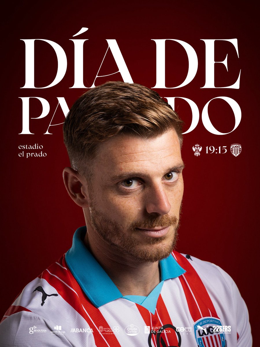 ❤️🤍 𝐇𝐎𝐗𝐄 𝐗𝐎𝐆𝐀𝐌𝐎𝐒! 

🏆 𝗫𝟱 <a href="/Primera_RFEF/">Primera Federación Versus e-Learning</a>
🆚 <a href="/CFTalavera/">CF Talavera de la Reina</a>
⌚️ 19:15h
🏟 El Prado
📺 <a href="/MovistarPlus/">Movistar Plus+</a> <a href="/LaLigaPlus/">LALIGA+</a> <a href="/fcplay_/">FC Play</a> 
#️⃣ <a href="/226ERS/">226ERS</a> | <a href="/GrupoRevoltosa/">Grupo Revoltosa</a>
    
#CFTalaveraLugo 
#ForzaLugo