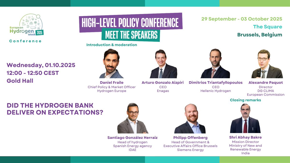 European Hydrogen Week tweet media