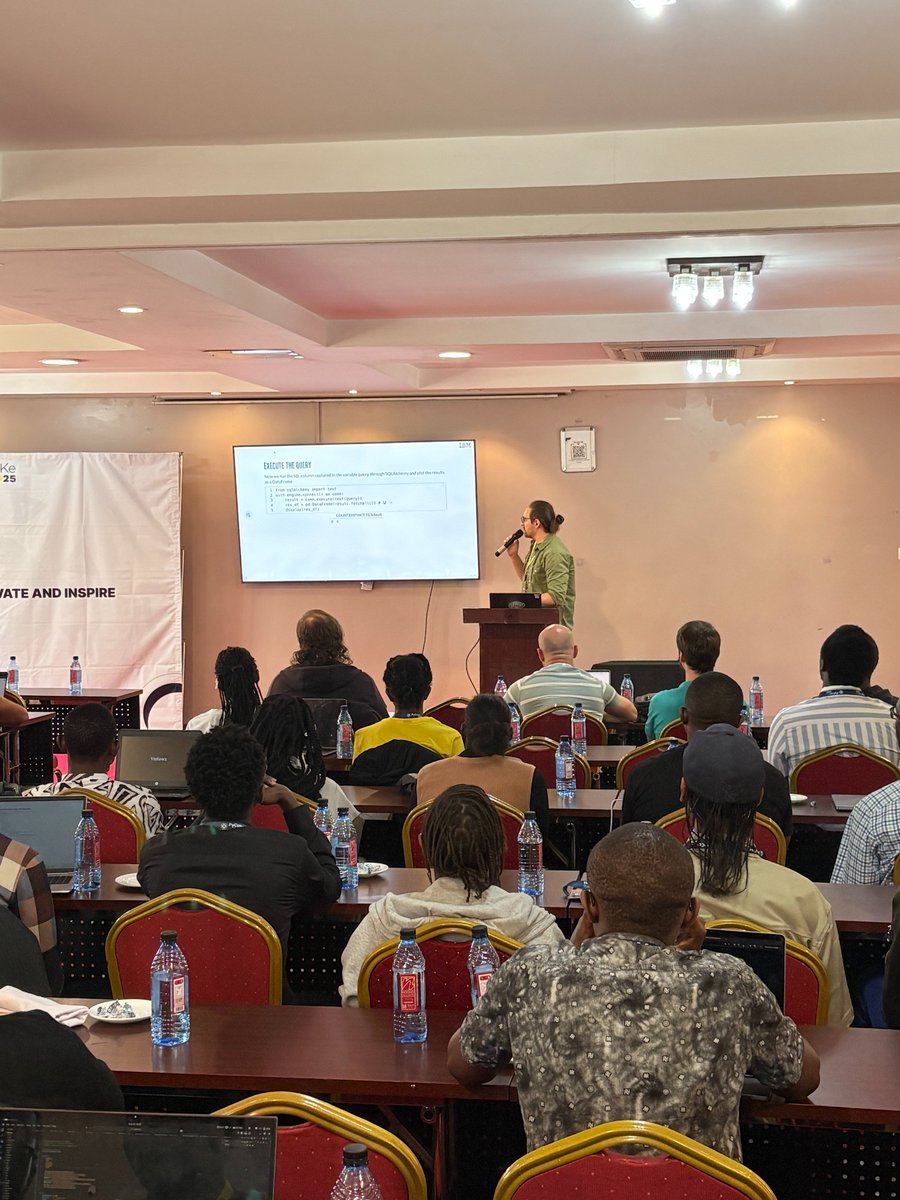 PyconKenya's tweet image. we now have @d3f0: Asking questions to your database with LLMs

#PyConKe2025 #PyConKe