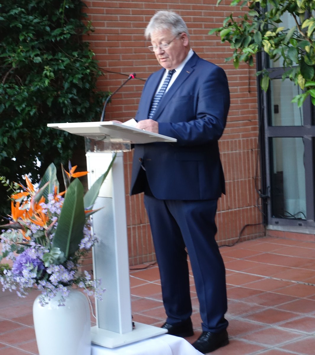 Yesterday evening, we celebrated the Day of German Unity with Ambassador designate Dr. Bruno Kahl and many guests of the Holy See, the Order of Malta, the Diplomatic Corps and the German institutions in Rome. A great evening together and an opportunity to get to know each other!