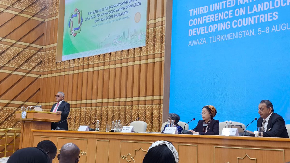 LDCWatch2001's tweet image. Presented by Dr. Arjun Karki during the closing session of Civil Society Forum #LLDC3 , this declaration amplifies civil society’s vital role in shaping a sustainable future for LLDCs.
👉Read and download full declaration here: sl1nk.com/B8ef5
