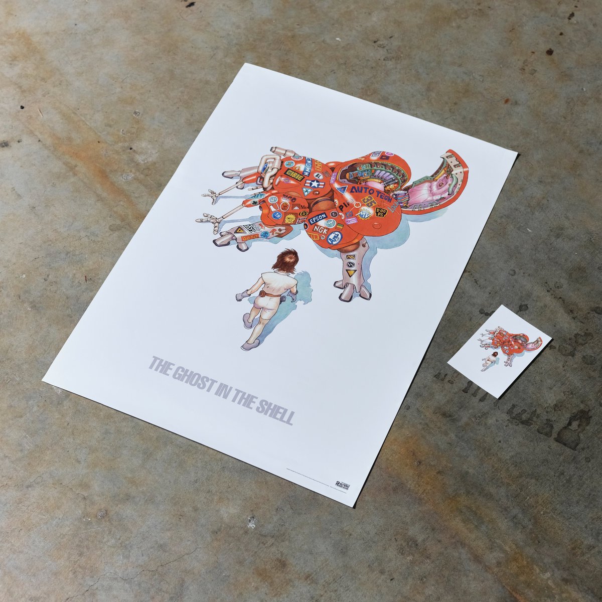 thegitsofficial's tweet image. |◤“Katsuhiro Otomo × Ghost in the Shell”
Exclusive Original Merchandise to Launch First at the Venue!◢|

[The Exhibition of The World of Shirow Masamune – The Ghost in the Shell and The Path of Creation – Osaka venue]

Original goods featuring the newly exhibited “Katsuhiro…