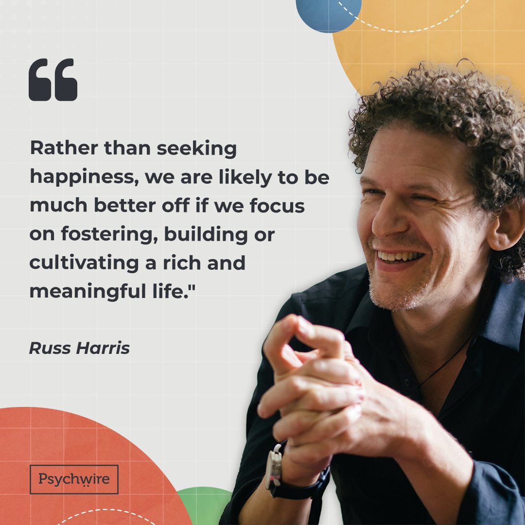 Psychwire's tweet image. Why does happiness elude us when we're trying to find it?

Learn about the happiness paradox with ACT expert Russ Harris.
psychwire.com/free-resources…