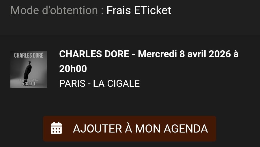🎤 // La team Charles D Media sera bien présente à la Cigale le 8 avril 2026 ! Un concert mémorable en prévision 👀
Et vous, avez-vous pris vos places ? ✨️