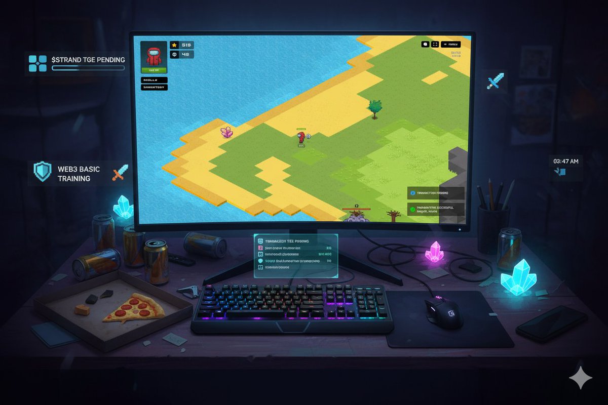 CRX ROLLINS (@crx_rollins) on Twitter photo I’ll just hop on <a href="/blockstranding/">Block Stranding</a> for a quick run.
…fast forward 6 hours and I’m still farming crystals, chasing rares, and stalking the leaderboard like it owes me money 💀
Yaps frozen? cool.
$STRAND TGE not live? who cares.
This isn’t just a game, it’s Web3 basic training. I’ll just hop on <a href="/blockstranding/">Block Stranding</a> for a quick run.
…fast forward 6 hours and I’m still farming crystals, chasing rares, and stalking the leaderboard like it owes me money 💀
Yaps frozen? cool.
$STRAND TGE not live? who cares.
This isn’t just a game, it’s Web3 basic training.
