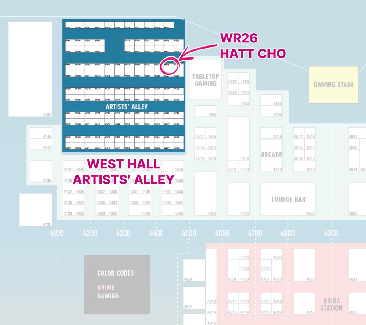 I will be at LACC woohoo