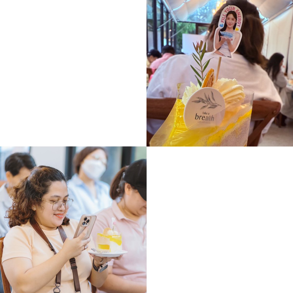 shehana07's tweet photo. I just saw this photo today. Hahaha. 
Who wouldn’t smile while taking a picture when the food has the face of your baby? 🤍🥰

I love this extra detail from Boya. 
(The food is so delicious too.) 🤭

Yup, LK fills Looklok’s energy. 🤍🥰

MY GORGEOUS LK 26
#lookkaewkamollak https://t.co/jy4i7ZcPaJ