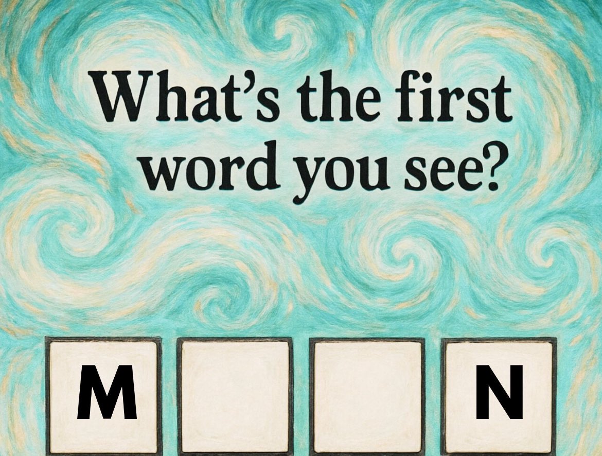 TheTraumaTherap's tweet image. WHAT&apos;S THE FIRST WORD YOU SEE?
