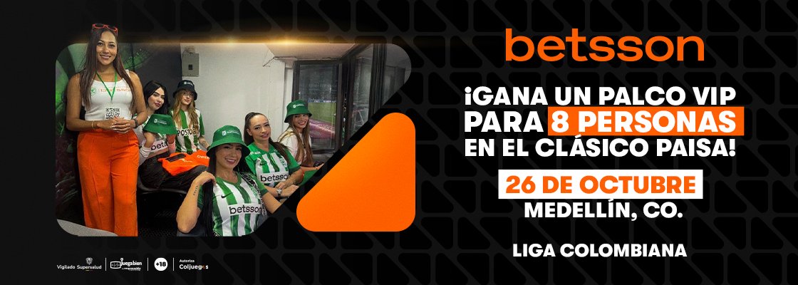 ⚽ Win a VIP Box for 8 at the epic Atlético Nacional vs. Independiente Medellín match! 🎉

🔥 Contest: Sept 22 – Oct 12, 2025
📣 Winner: Oct 14, 2025
📍 Game Day: Oct 26, 2025 | Medellín
👉 Top affiliate with the most NDCs takes it all.

More details on our website!