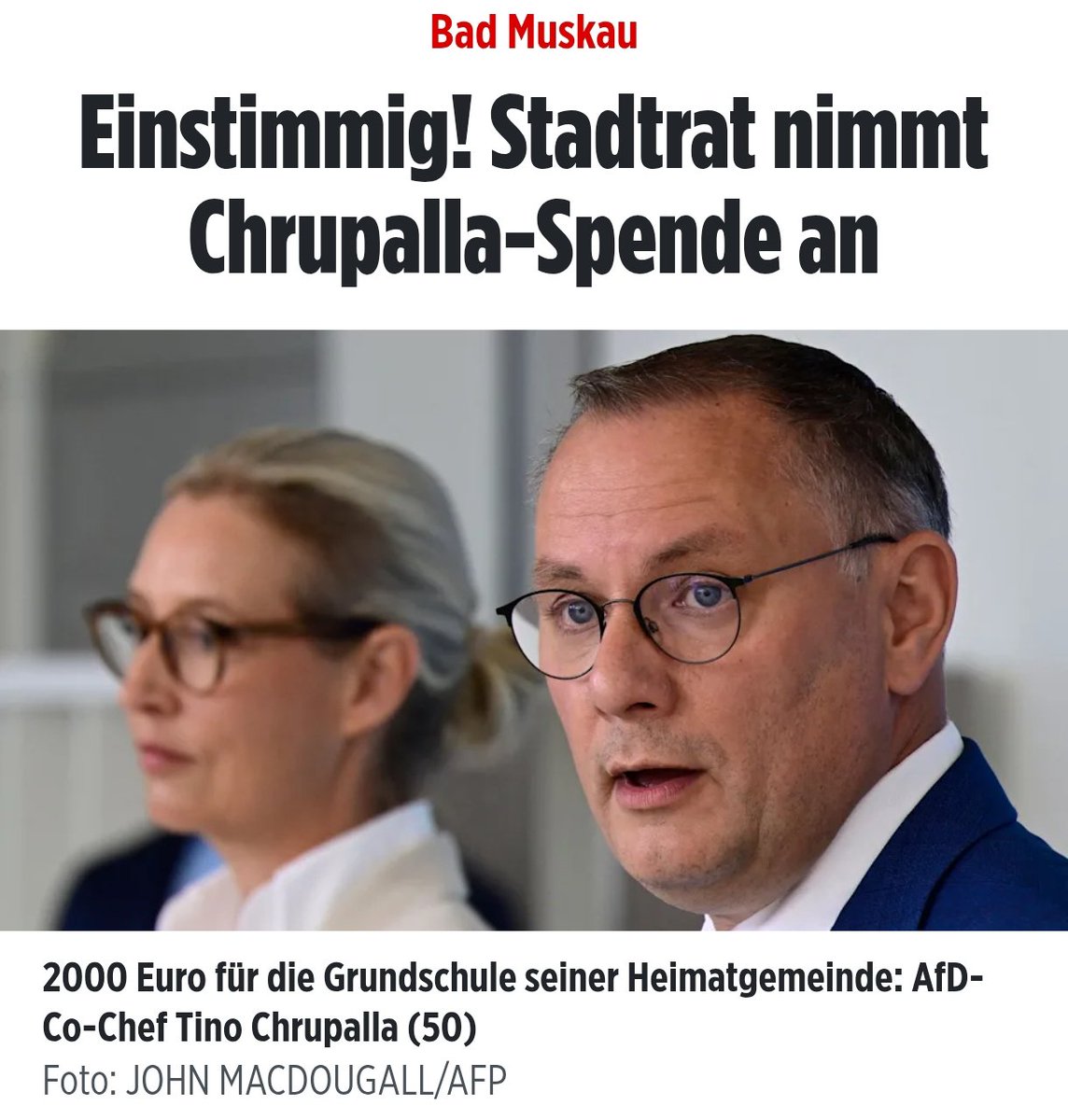 TimKoffiziell's tweet image. Ehrenmann! 👏👏👏

#TinoChrupalla #Spende