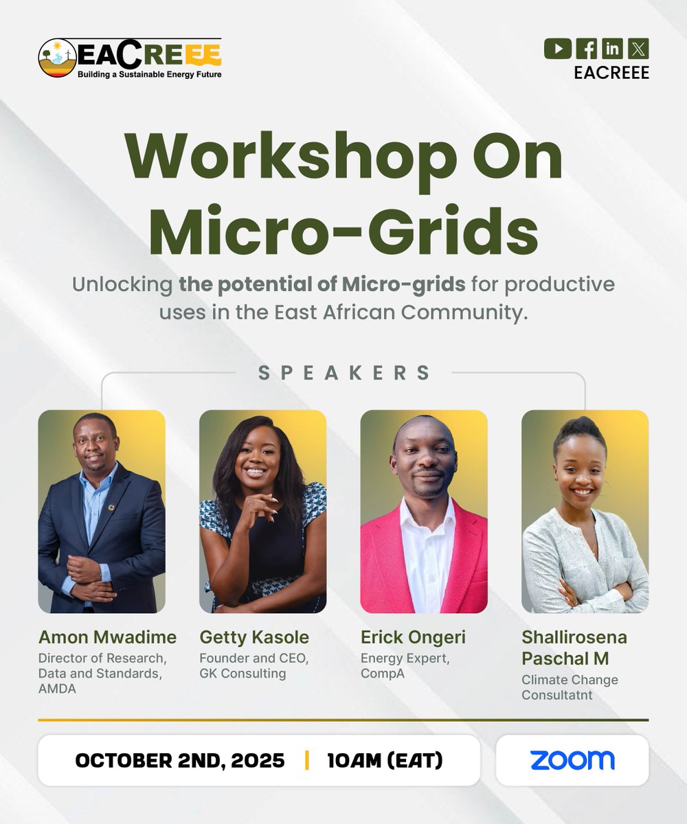 Microgrids promise integrated energy solutions that increase access at an optimal cost. But success is not straightforward. 
Join us to explore how micro-grids bridge electricity access gaps &amp; promote productive uses of energy across contexts
Register: bit.ly/47GOAe9