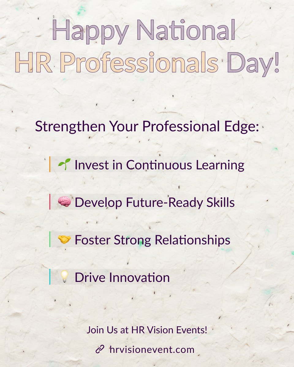 🌟 September 26 is HR Professional Day — a chance to celebrate the people who keep organizations running.

HR is more than policies and paperwork. It’s about building workplaces where people feel supported, valued, and able to do their best work. From guiding teams through change